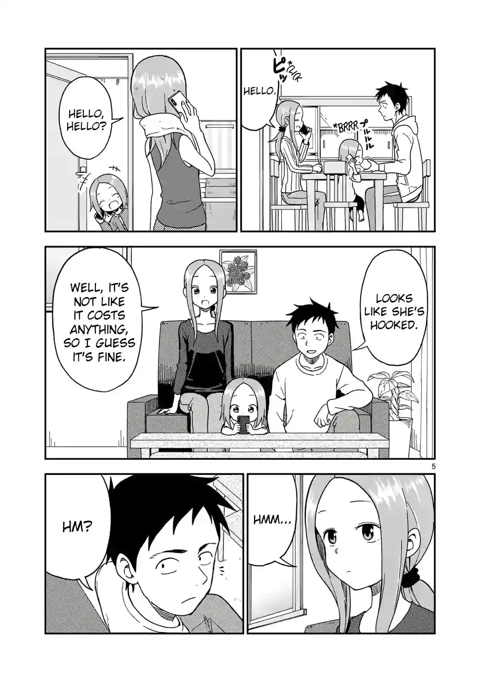 Karakai Jouzu no (Moto) Takagi-san Chapter 86 5